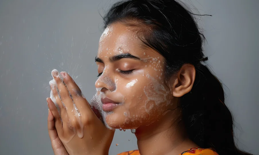 Vitamin-C-Refreshing-Face-Wash-Woman